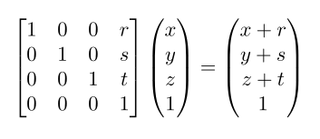 Translation Matrix